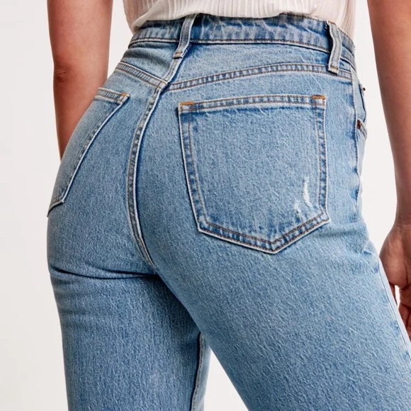 Abercrombie & Fitch Curve Love High Rise Vintage Flare Jean sz: 29/8 - Picture 6 of 7